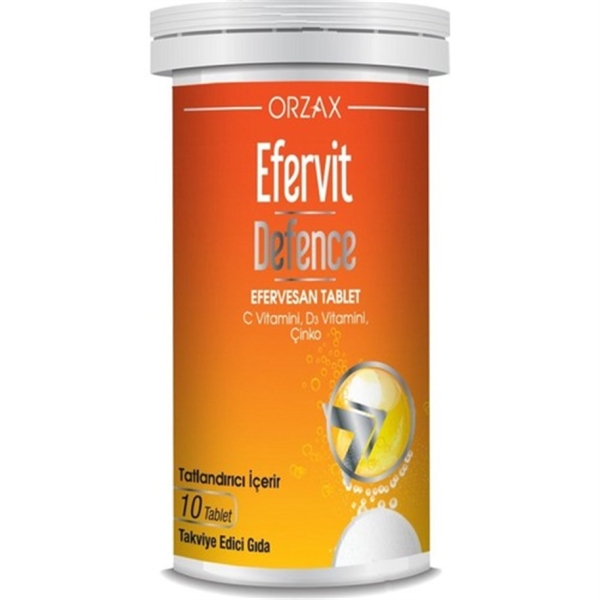 Efervit Defence C Vitamin 10 Efervasan Tablet - ORZAX