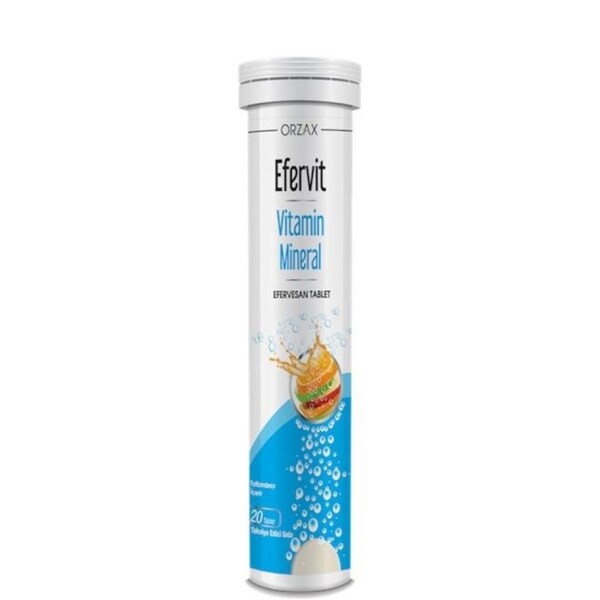 Efervit Multivitamin Mineral 20 Efervesan Tablet - ORZAX