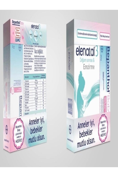 Elenatal 3-30 Kapsül + Bepanthol Baby 20 gr - BAYER
