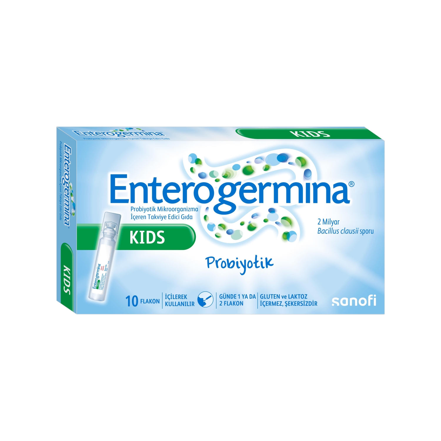 Enterogermina Kids Probiotic 10 Flakon - 1