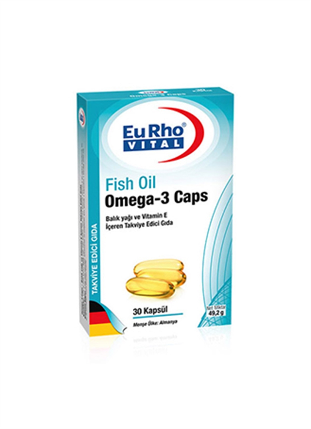 EuRho Vital Omega-3 Caps 30 Kapsül - 1