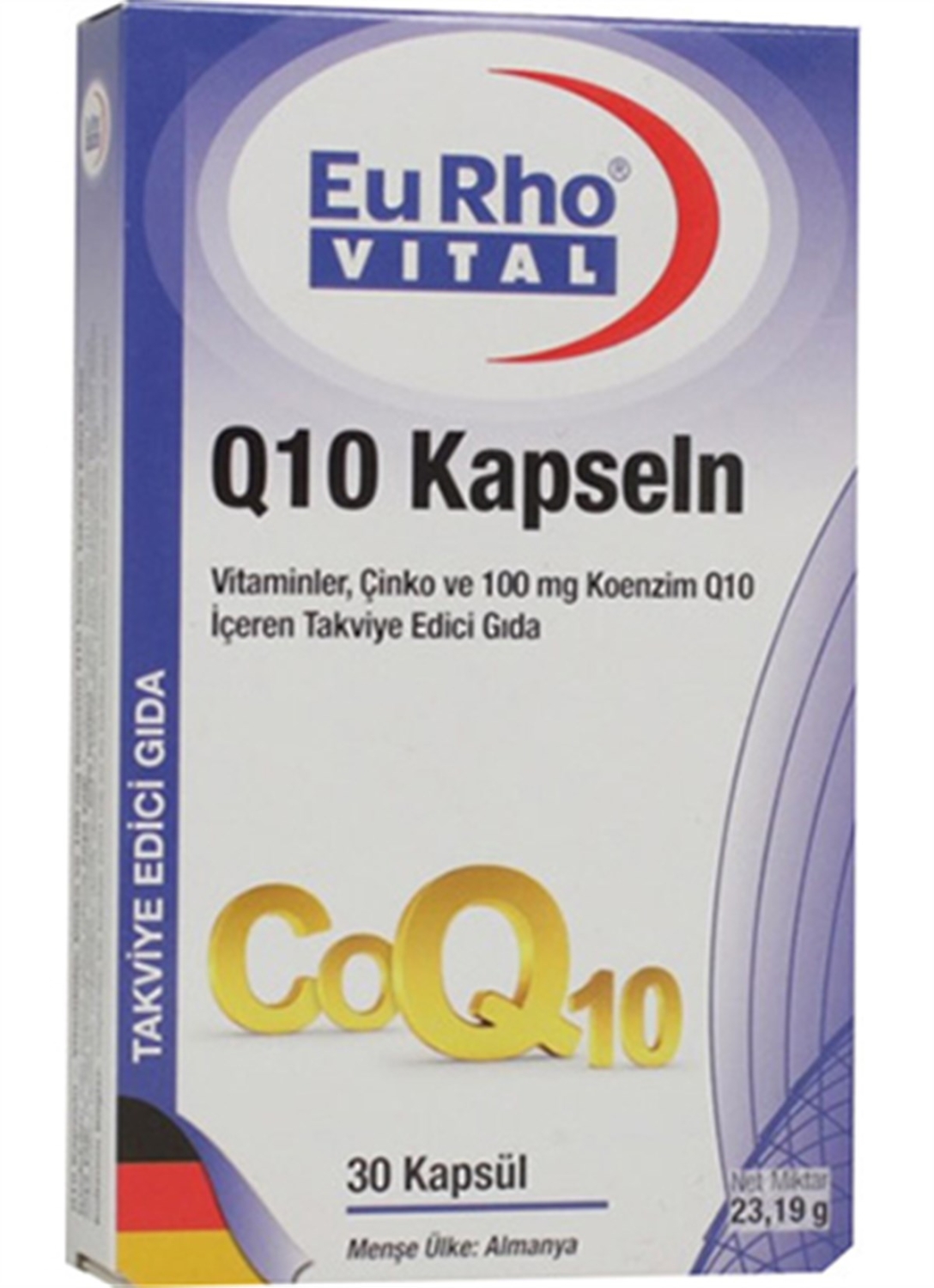 EuRho Vital Q10 30 Kapsül - 1
