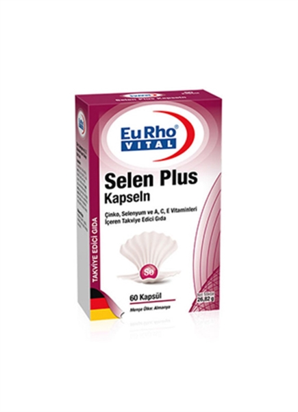 EuRho Vital Selen Plus 60 Kapsül - EURHO VİTAL