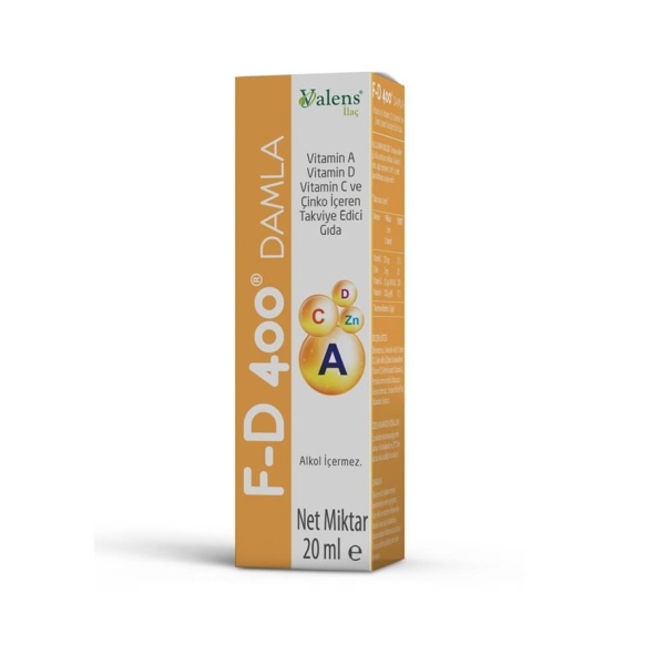 F-D 400 Damla 20 ml - VALENS İLAÇ
