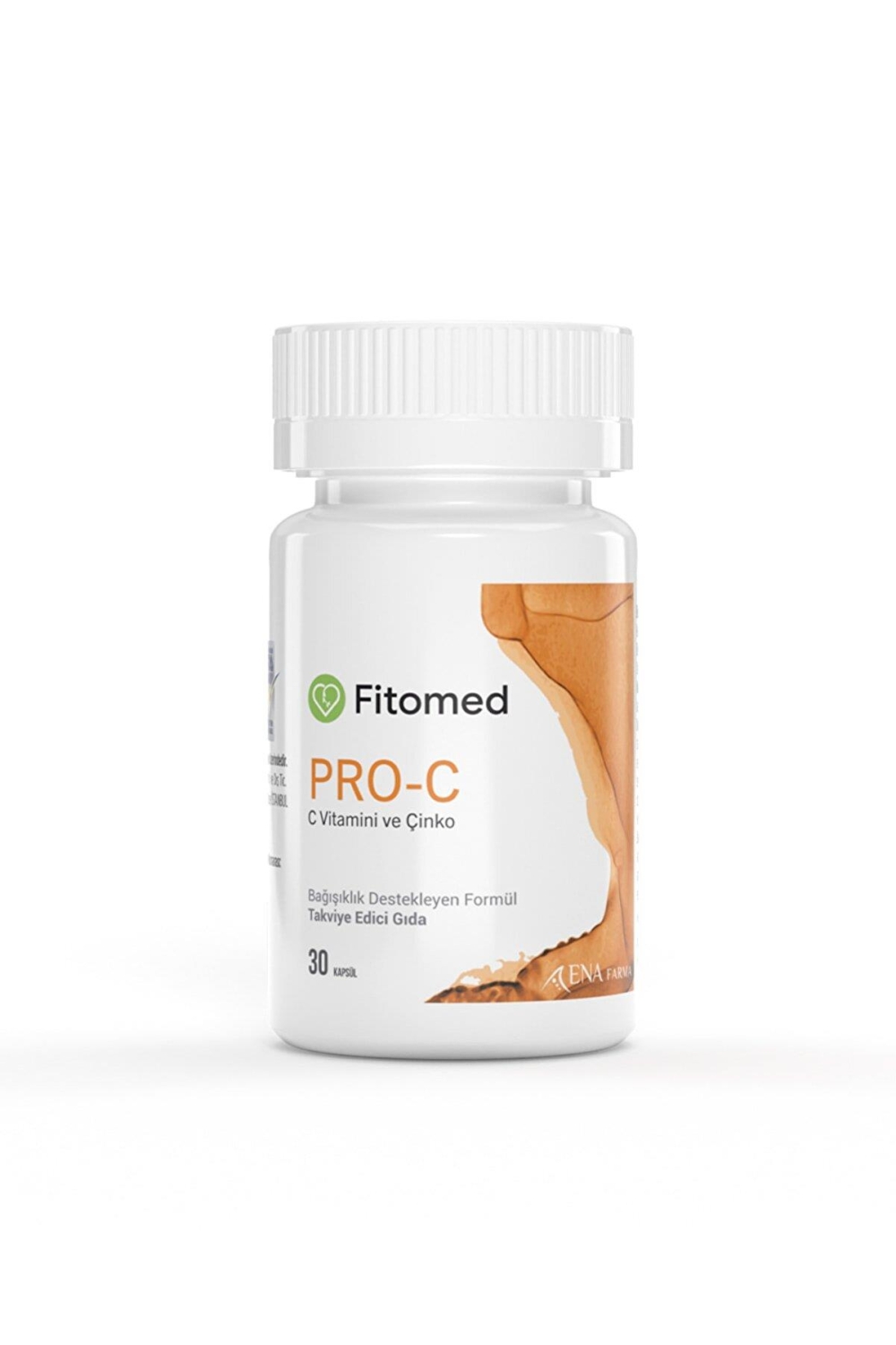 Fitomed Pro-C Vitamin C ve Çinko içerikli 30 Kapsül - 1
