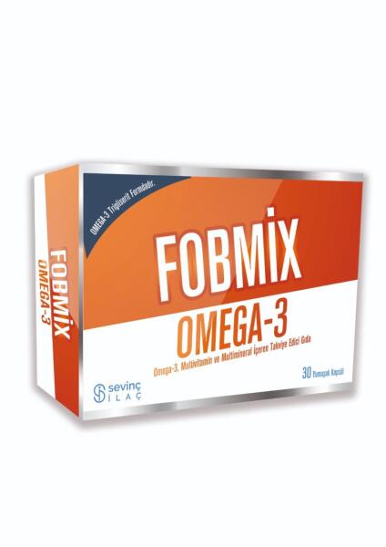 Fobmix Omega-3 Multivitamin ve Multimineral 30 Kapsül - ARTHROLINE