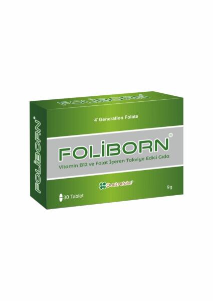 Foliborn Vitamin B12 30 Tablet - ARTHROLINE
