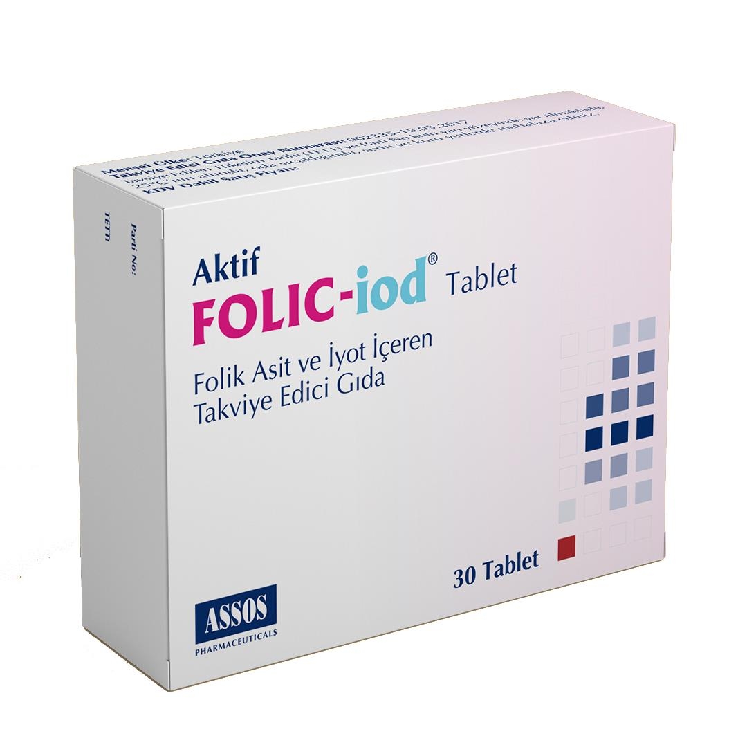 Folic iod 30 Tablet - 1