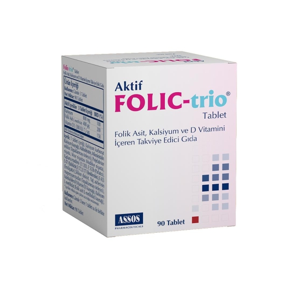 Folic trio 90 Tablet - ASSOS