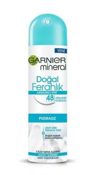 Garnier Mineral Doğal Ferahlık Deodorant 150 ml Hassas Ciltler - 1