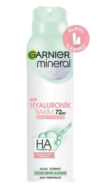 Garnier Mineral hyaluronik Bakım Deodorant 150 ml Hassas Ciltler - GARNIER
