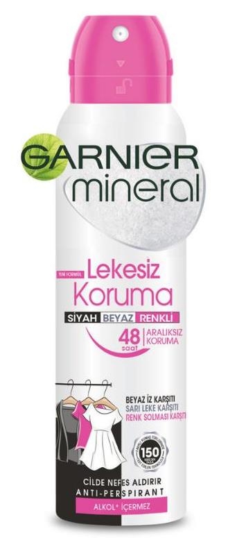Garnier Mineral Lekesiz Koruma Deodorant 150 ml Çiçeksi Koku - 1