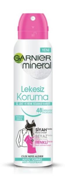 Garnier Mineral Lekesiz Koruma Deodorant 150 ml Ferah Koku - GARNIER