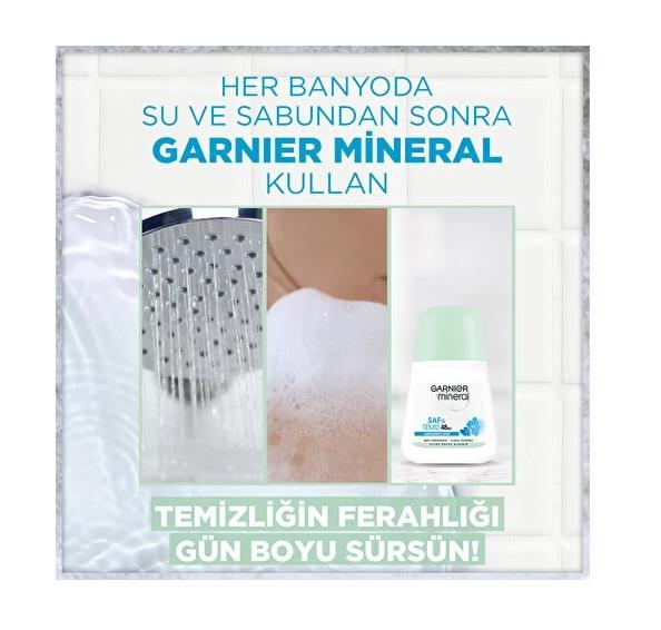 Garnier Mineral Saf & Temiz Roll On 50 ml Arındırıcı Etki - 3
