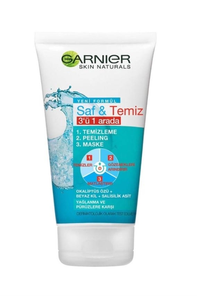 Garnier Saf & Temiz 3ü 1 arada 150 ml - GARNIER