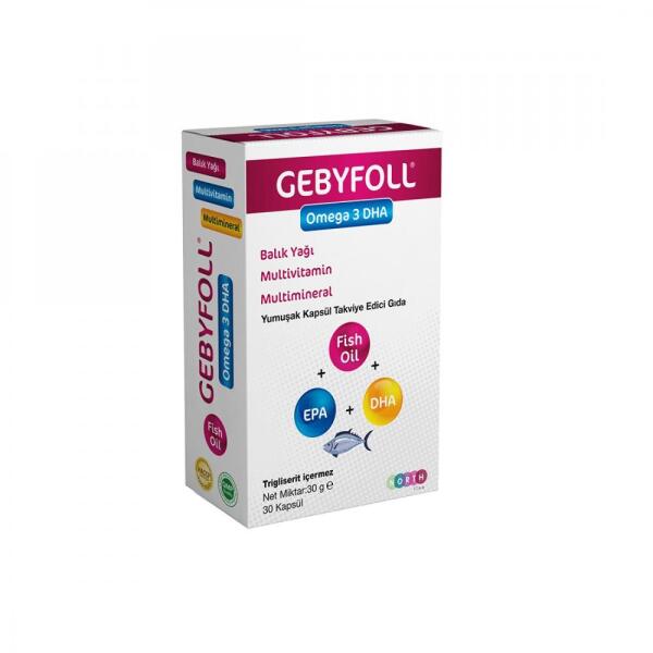 Gebyfoll Omega3 DHA 30 Kapsül - NORTHLİNE