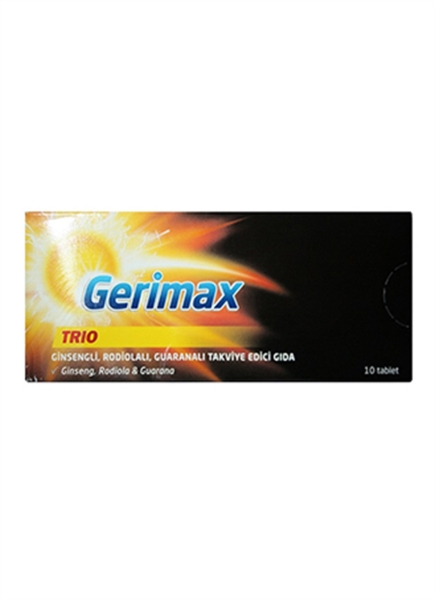 Gerimax TRIO 10 Tablet - FARMAVİTA