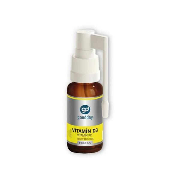 Goodday Vitamin D3 K2 Oral Sprey 20 ml - GOODDAY