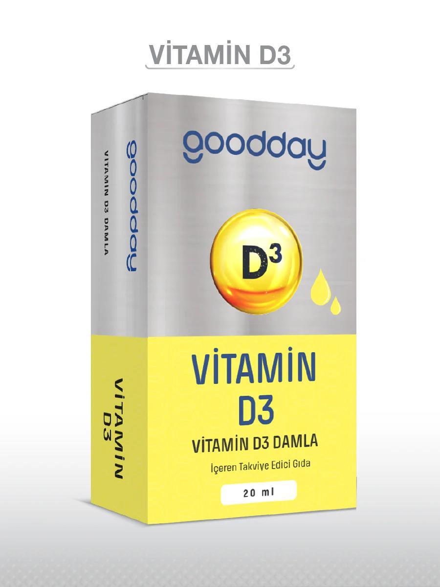 Goodday Vitamin D3 Oral Damla 20 ml - 1