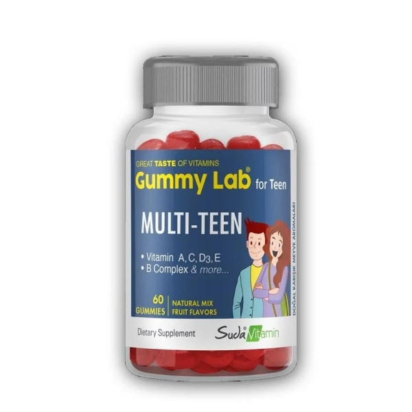 Gummy Lab Multi Teen 60 Gummies - SUDA VİTAMİN