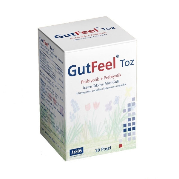 GutFeel Probiotik + Prebiotik Toz 20 Poşet - ASSOS