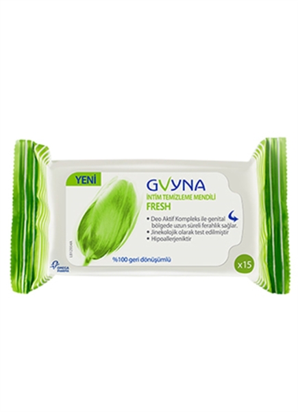 GVYNA İntim Temizleme Mendili FRESH - GVYNA