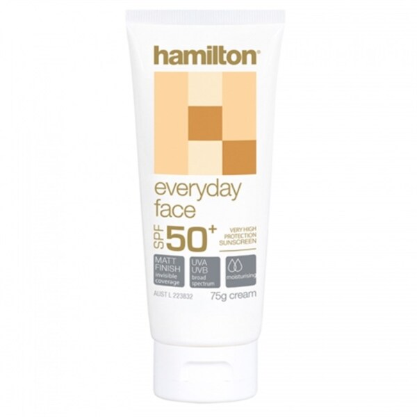 Hamilton Everyday Face Mat Spf 50+ 75 gr Yüz için Güneş Koruyucu Krem - HAMILTON