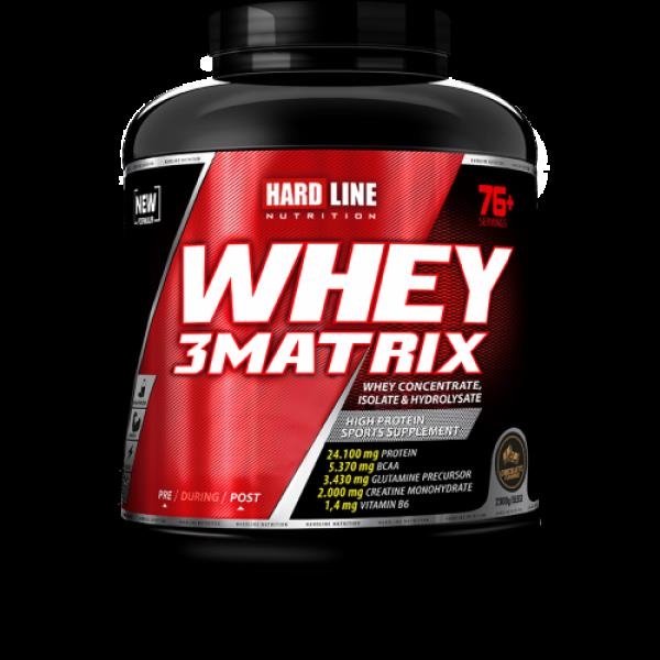 Hardline Whey 3 Matrix 2300 Gr - Çikolata - HARDLİNE