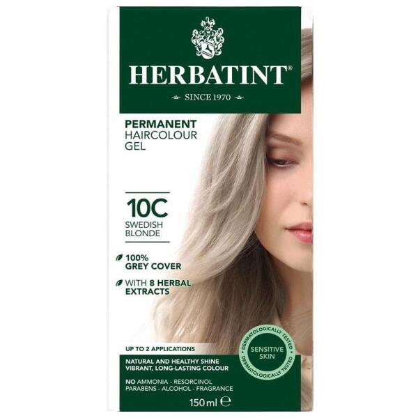 Herbatint Saç Boyası 10C Swedish Blonde - HERBATINT