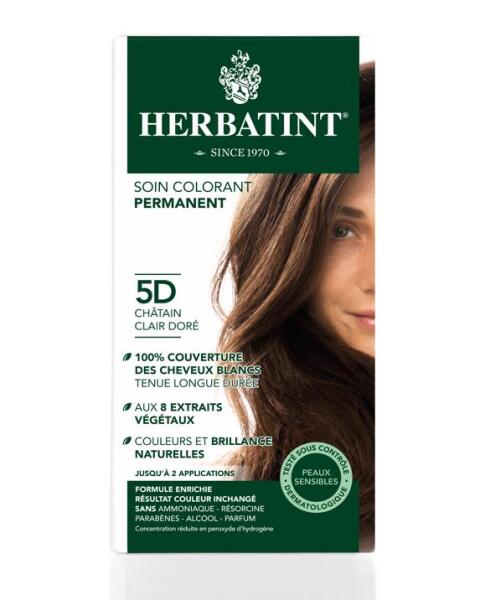 Herbatint Saç Boyası 5D Chatain Clair Dore - HERBATINT