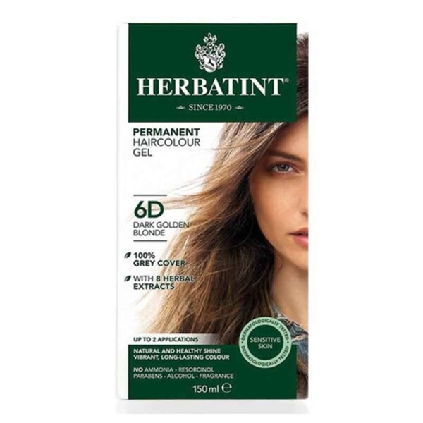Herbatint Saç Boyası 6D Blond Fonce Dore - HERBATINT
