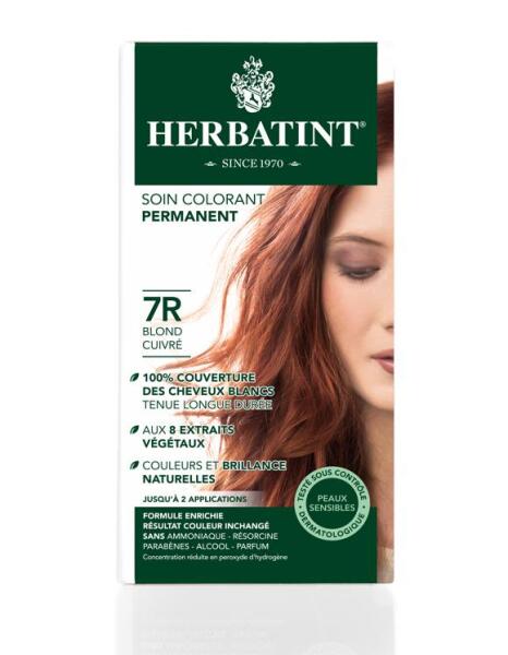 Herbatint Kalıcı Bitkisel 7R Copper Blonde Bakır Sarısı Saç Boyası - HERBATINT