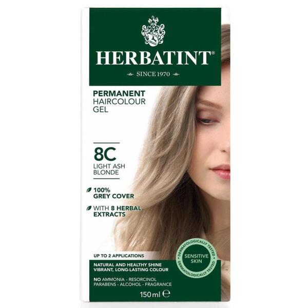 Herbatint Saç Boyası 8C Light Ash Blonde - HERBATINT