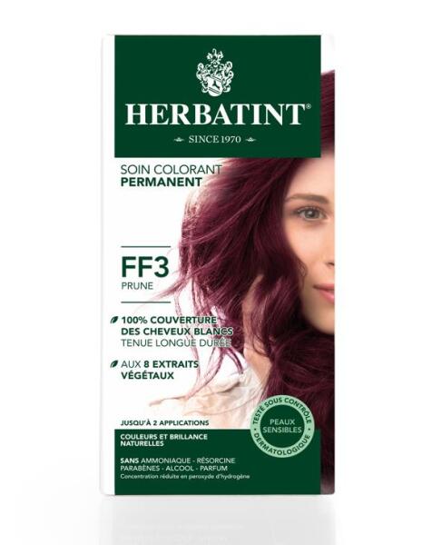 Herbatint Kalıcı Bitkisel FF3 Plum Saç Boyası - HERBATINT