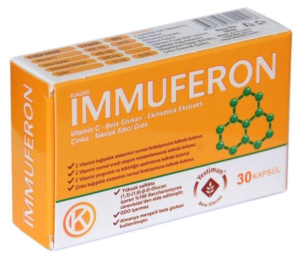 Immuferon 30 Kapsül - KUAZAR İLAÇ
