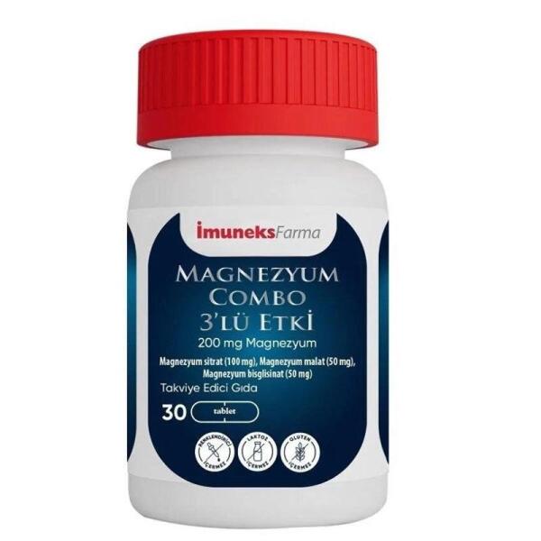 Imuneks Magnezyum Combo 30 Tablet - IMUNEKS FARMA