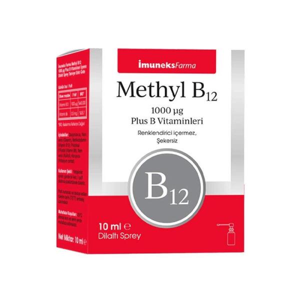 İmuneks Farma Methyl B12 Takviye Edici Gıda 10 ml - IMUNEKS FARMA