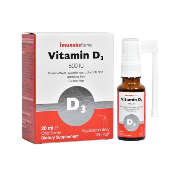 İmuneks Vitamin D3 600 mg 20 ml - IMUNEKS FARMA