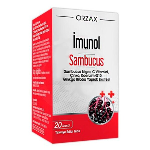 İmunol Sambucus Nigra 20 Kapsül - ORZAX