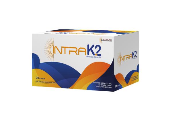 Intra K2 Enzimatik Hidrolize Sığır Kollajeni 30ml x 30 Flakon - İNTRALİNE