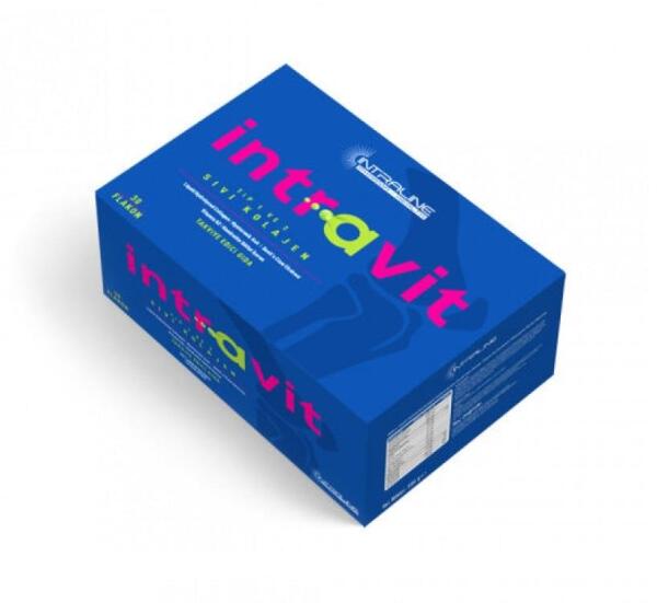 İntravit 30 Ml 30 Flakon Vitamin Tip 2 Sıvı Kolajeni - İNTRALİNE