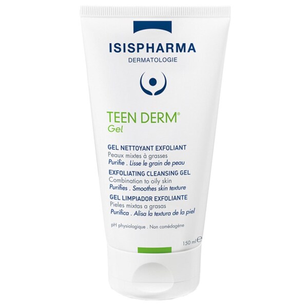 Isis Pharma Teen Derm Gel 150 ml Yağlı Ciltler için Granüllü Yüz Temizleme Jeli - ISISPHARMA