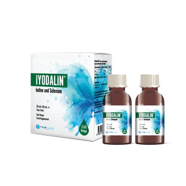 İyodalin İyot ve Selenyum Damla 25+25 ml - TAB İLAÇ