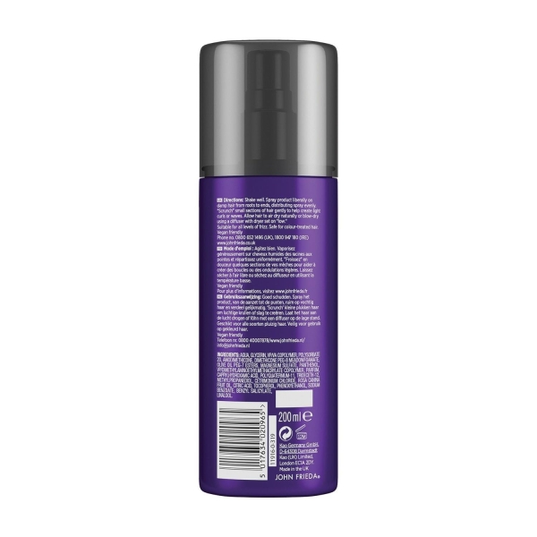 John Frieda Dream Curls Daily Styling Spray 200ml - 2