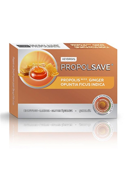 Keydrops Propolsave Propolis & Zencefil 12 Pastil - KEYDROPS