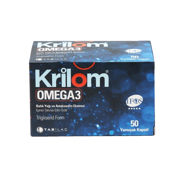 Krilom Omega3 50 Yumuşak Kapsül - TAB İLAÇ