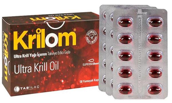 Krilom Ultra Krill Oil 30 Kapsül - TAB İLAÇ