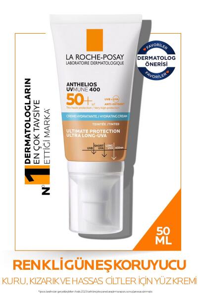 La Roche-Posay Anthelios UVmune 400 Renkli 50 Faktör Güneş Kremi 50 ml - LA ROCHE POSAY