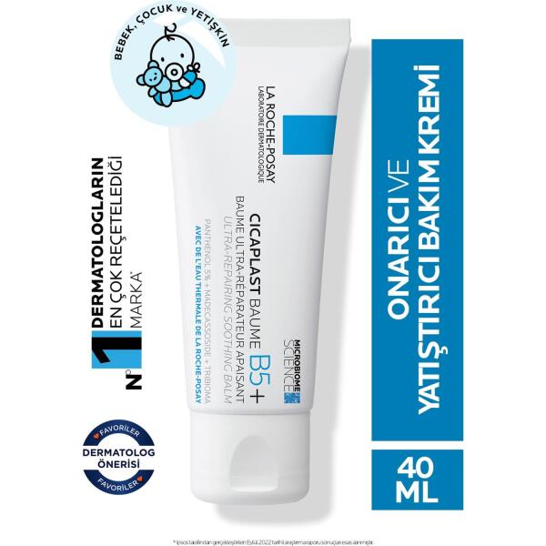 La Roche Posay Cicaplast Baume B5 Yatıştırıcı Krem 40 ml - LA ROCHE POSAY