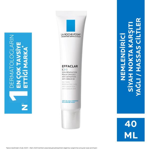 La Roche Posay Effaclar K (+) 40 ml Yağlı Ciltler İçin Sebum Düzenleyici Krem - LA ROCHE POSAY